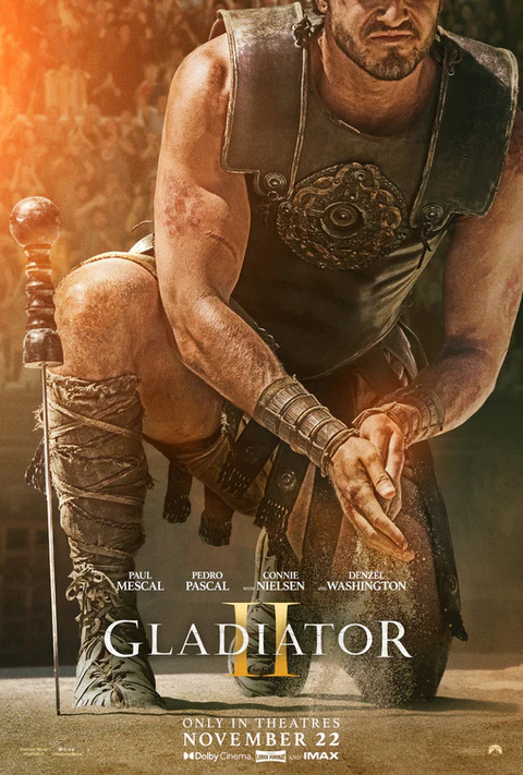 gladiator 2 movie poster